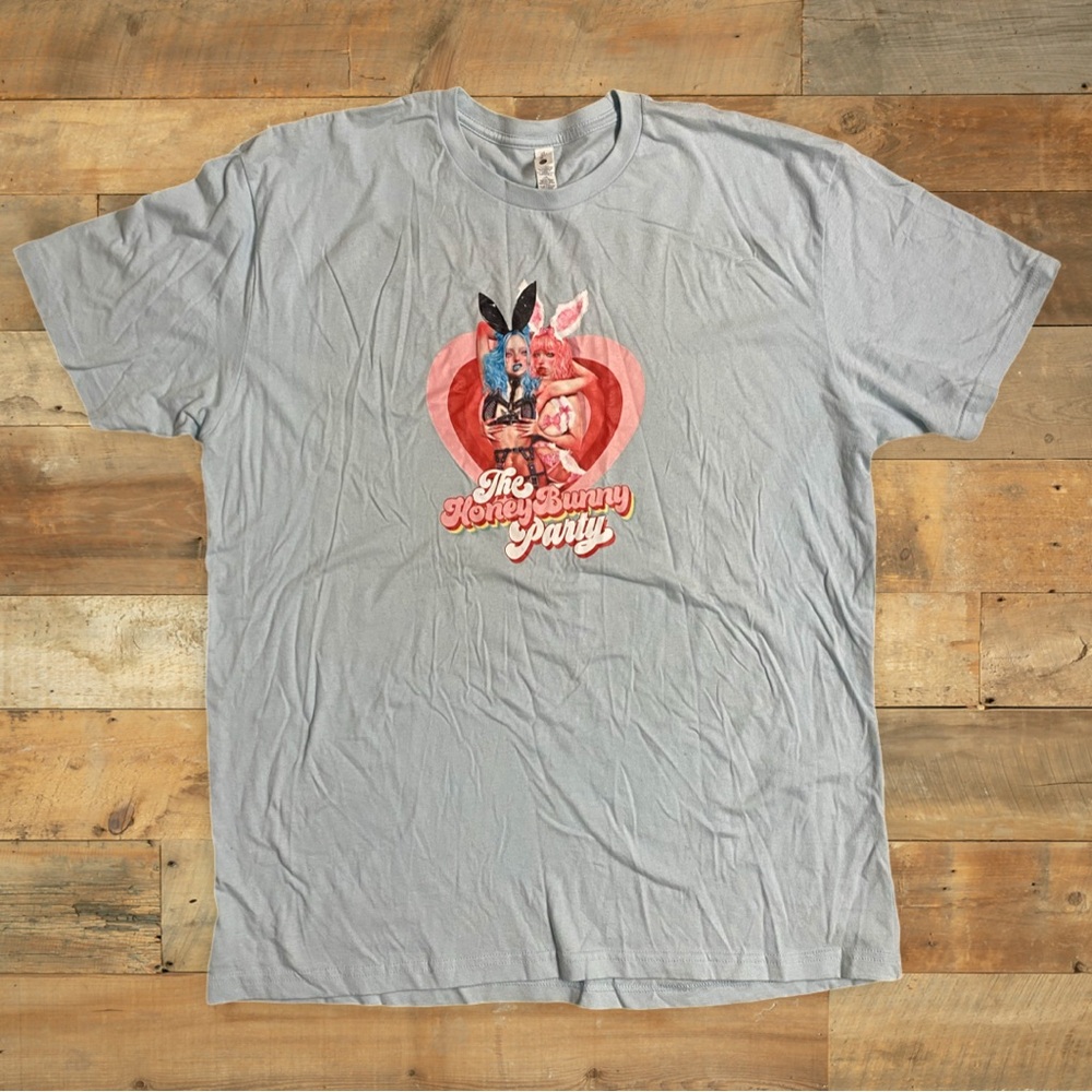 The Honey Bunny Party Sky Blue Tee XL